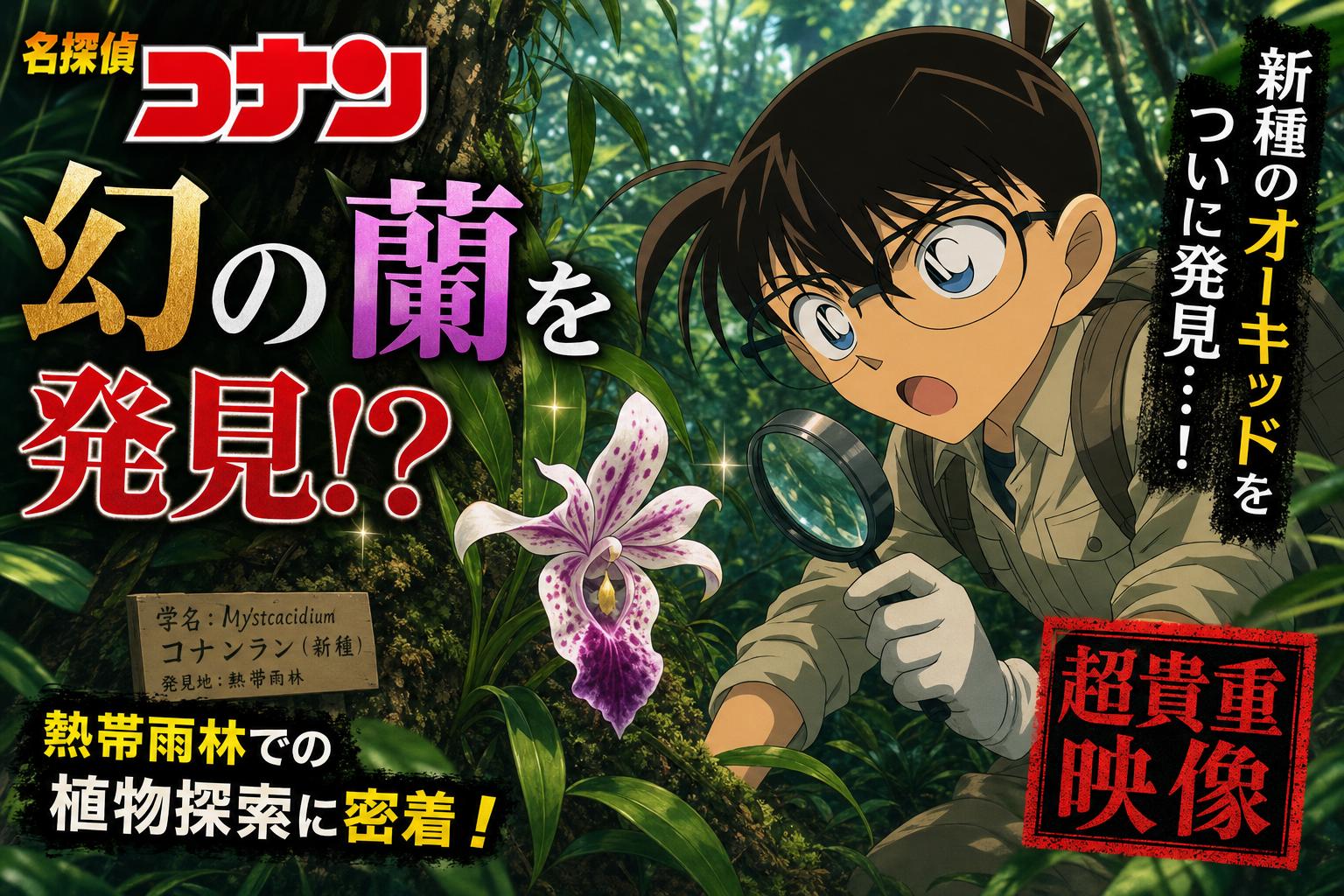国产视频稀有植物视频——热带雨林新种兰花发现记